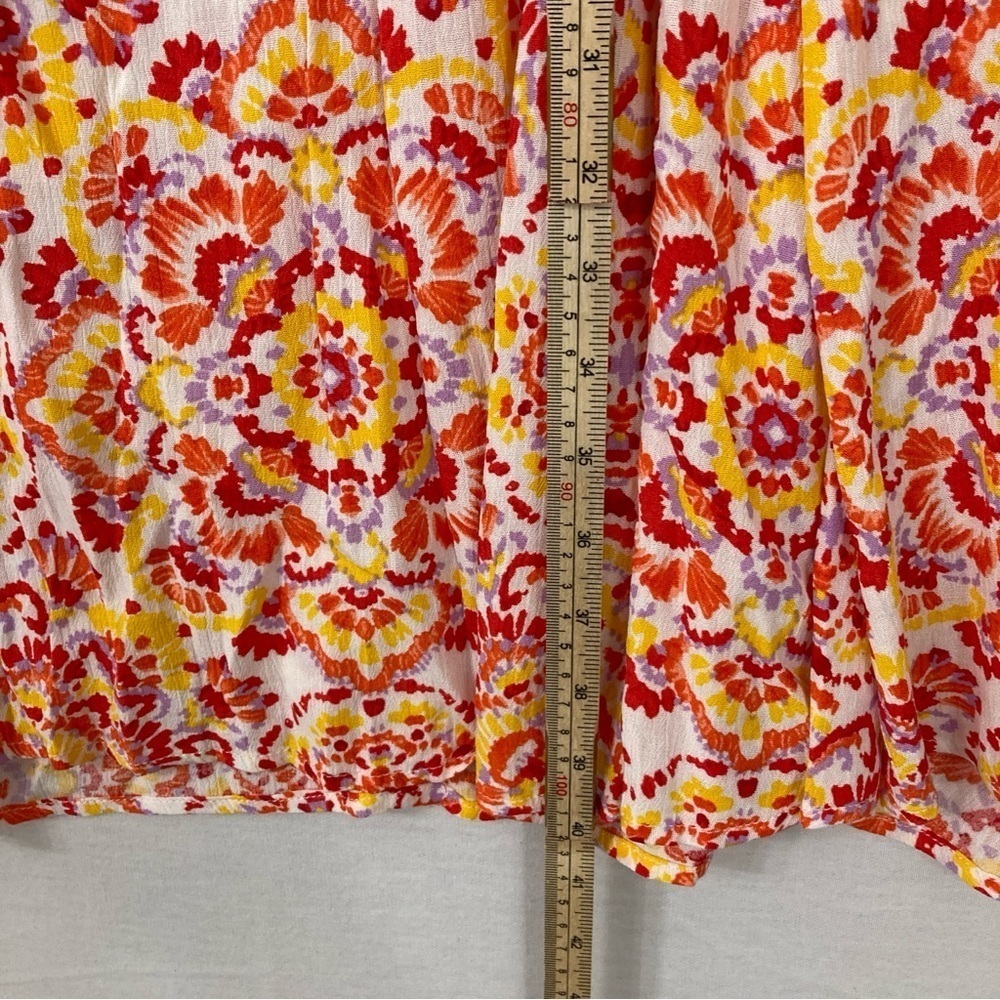 Torrid Multi Color Soft Flowy Summer Vacation Max… - image 4